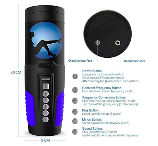 Máy thủ dâm Migyy Bond Girls rung thụt đa năng cao cấp nam